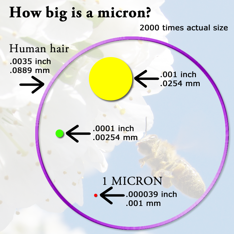 How big is a micron?